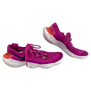 Nike Purple Orange Free Run Sneakers | Size 8